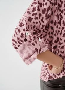 Camiseta sin Mangas de Organza con Estampado Coreano para Mujer, con Logotipo Frontal, Corte Corto, Ajuste Regular - Product Image 3