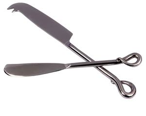 ชุดมีดชีสสแตนเลสแบบกำหนดโลโก้ได้ ลดราคาพิเศษ เป็นมิตรกับสิ่งแวดล้อม น้ำหนักเบา ดีไซน์เรียบง่าย สำหรับใช้ในครัว - Product Image 1