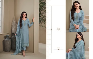 Crepé natural de diseñador con traje de Salwar bordado Moda de mujer Compras en línea al precio más bajo Fabricante de Surat - Product Image 3