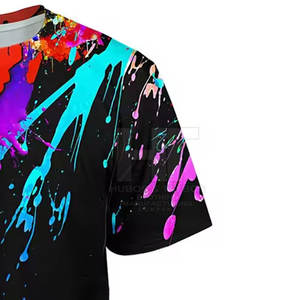 2025 mejor llegada ropa Casual sublimación camiseta diseño personalizado tela de poliéster ligero transpirable alta calidad hombres - Product Image 5