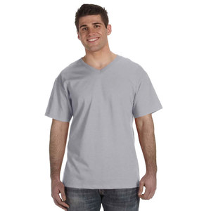 Loose Fit Tall Mens V Neck Soft Blend Fabric T Shirt - Product Image 1
