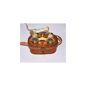 Antiguo Vintage Zoom Telescopio Mango de latón blanco - Product Image 4