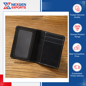 Porte-cartes unisexe en cuir véritable fait main, design attrayant, qualité supérieure, personnalisable, best-seller mondial - Product Image 3