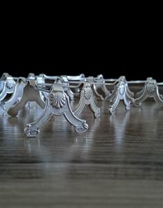 Stunning Metal Cutlery Chopstick Rest Spoon Rest <b>For</b> <b>Kitchen</b> Home Hotel Restaurant And Wedding Events Usage Table <b>Decor</b> <b>Items</b> - Product Image 2