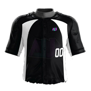 Tenue d'équipe de baseball en gros, respirante, légère, séchage rapide, tissu 100% polyester avec options personnalisées pour le logo et le nom - Product Image 1