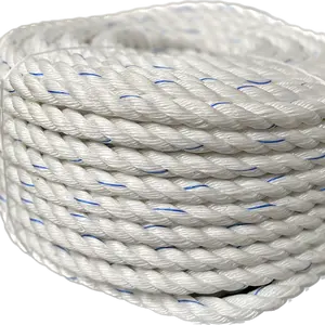 Cuerdas Danline de polipropileno virgen PP 3-4 hebras con protección UV Durable trenzado 4mm-40mm tamaño para embalaje - Product Image 3