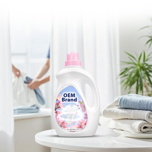 Detergente Líquido para Ropa de Marca Privada, Alta Capacidad de Descontaminación, Fórmula Concentrada, Amigable con el Tejido, pH Lavanda Limón - Product Image 1