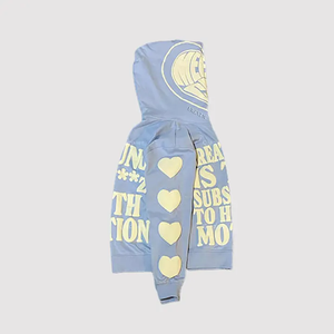 Clothing Manufacturers Custom Men's Heavyweight French Terry Pullover Hoodie Oversized Polyester/Cotton 3D Puff Printing Autumn - Product Image 3