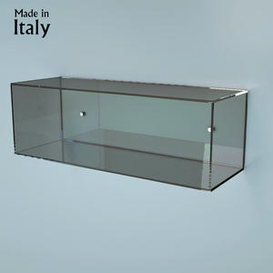 Étagère en acrylique transparent au design italien moderne Soixante L60xL20xH30 cm pour le mobilier du salon, de l'hôtel et de l'appartement - Product Image 2