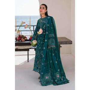 ผ้าชีฟอง Qalamkar Sahil Luxury Lawn '26 SA-04 ELIF TC-1500 สำหรับฤดูใบไม้ผลิ/ฤดูร้อน - Product Image 4