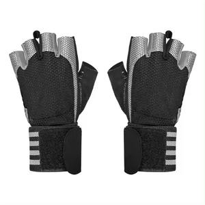 ถุงมือออกกำลังกายในยิมถุงมือปรับแต่งโลโก้วัสดุคุณภาพดีสไตล์ใหม่สำหรับกีฬากลางแจ้ง - Product Image 3