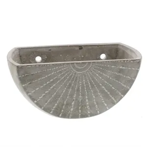 Venta al por mayor de macetas de pared de metal galvanizado de Estilo Vintage para interiores y exteriores, macetas y jardineras para el hogar y el jardín - Product Image 1