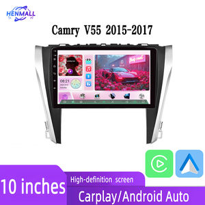 Lecteur DVD de voiture Android avec écran IPS 9 pouces 2 Din, GPS, WIFI, <span class=keywords><strong>YouTube</strong></span>, Qualcomm Snapdragon, pour Toyota Camry V55 2015-2017 - Product Image 2