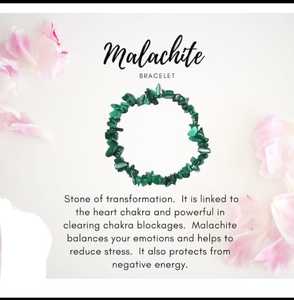 Meilleure Qualité Naturel Vert Malachite Chips Bracelets De Guérison Pierre De Cristal Poli Bracelets D'amour Pour Cadeau Décorer - Product Image 6