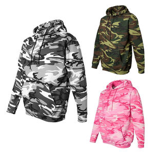 Pull à capuche imprimé camouflage pour hommes couleur et taille personnalisées 100% coton meilleur prix vente directe de l'industrie pour l'hiver - Product Image 1