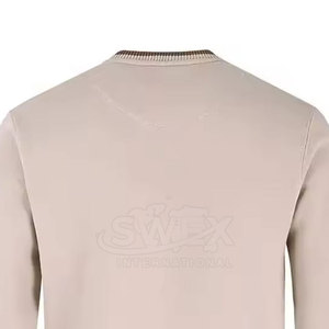 เสื้อกันหนาวคอวีธรรมดาสำหรับผู้ชายเสื้อสเวตเชิ้ตคอวีแบบลำลองสำหรับผู้ชายผ้าคอตตอนผสม - Product Image 3