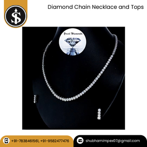 Design accrocheur bijoux fins de luxe et de qualité supérieure collier et hauts en chaîne de diamant à une chaîne pour femmes - Product Image 2