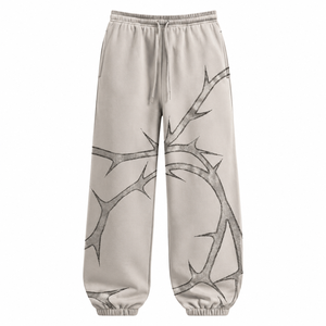 Custom Men Graphic Sweatpants Oversized Streetwear Joggers Cotton Fleece Track <b>Pants</b> - Product Image 1