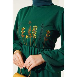 Robe brodée sur le devant Émeraude - Product Image 2