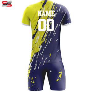Uniformes de Fútbol Personalizados al por Mayor, Diseño Personalizado, Impresión por Transferencia de Calor, 100% Poliéster, Antibacterianos, de Secado Rápido, sin Mangas - Product Image 2