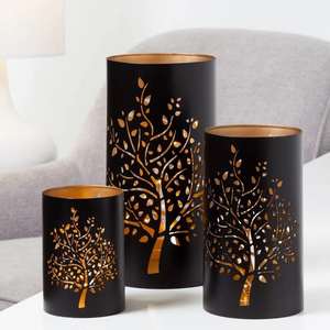 Linternas marroquíes de diseño cónico hechas con metal pesado para decoración del hogar, decoración de bodas, hoteles, artículos de suministros de decoración festiva - Product Image 3