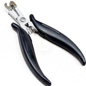 Stainless Steel Salon Hair <b>Extension</b> Plier Tool High Quality <b>Micro</b> Ring Bead Closing & Opening Styling Tool QORVEX INSTRUMENTS - Product Image 1