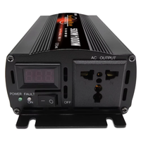 Convertisseur d'énergie HOULI monophasé à onde sinusoïdale pure DC 12V AC 220V 1000W, efficacité 90%, pour usage domestique, automobile et camping-car, 50/60Hz