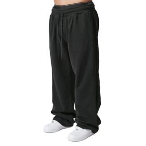 Pantalones de chándal de algodón para hombre, estilo jogger, acampanados, holgados, con cordón, estilo casual urbano, lavado ácido - Product Image 1