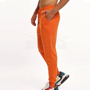 Pantalons de jogging pour hommes de couleur unie fabriqués au Pakistan, service OEM, faible MOQ - Product Image 2