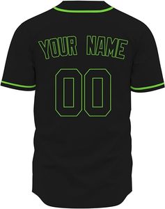 Maillot de baseball personnalisé à manches courtes et col en V avec nom, numéro et logo par sublimation - Product Image 3