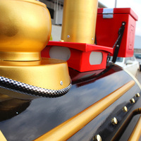 Vente directe usine – Train électrique sans rails certifié CE, modèle Maxi, pour usage intérieur/extérieur, parcs à thème, parcs d'attractions, maternelles