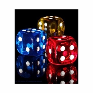 Dados Personalizados al por Mayor, Juego de Dados de Resina Transparente de 6 Caras, Dados de Juego Coloridos para Bar, KTV, Fiestas, Regalo Promocional, Dados de Resina al por Mayor - Product Image 1