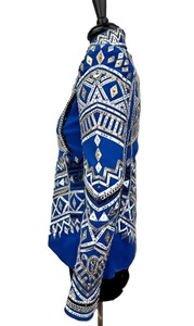 Chaqueta ecuestre occidental de alta calidad para carreras de caballos con logotipo personalizado azul/blanco al mejor precio - Product Image 5