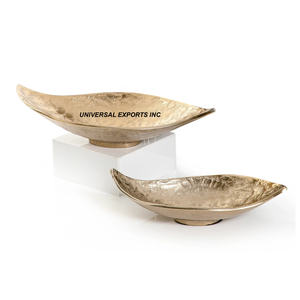 Set of Two Elegant Customized Size Aluminum <b>Chocolate</b> Trays Designer <b>Fancy</b> Metal Platter Eco-Friendly Decorative Tray - Product Image 4