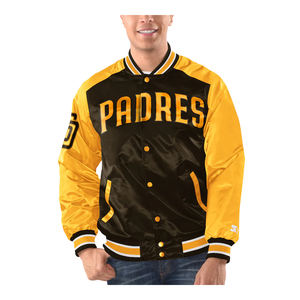 Chaqueta de Iniciación con Nombre y Número de Equipo de Diseño Personalizado, Chaquetas de Satén de Béisbol Bordadas por Lote - Product Image 1