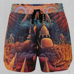 Shorts de sublimation décontractés fabriqués en usine pour femmes Shorts pour femmes en maille de sublimation de haute qualité en vrac - Product Image 5