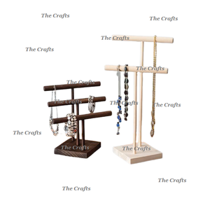 Exhibidores de Joyería de Madera en Dos Tamaños Diferentes, Color Marrón, de Calidad Superior, a los Precios Más Bajos - Product Image 1