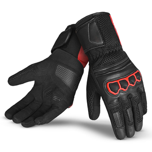 Gants de moto en cuir à manches longues pour hommes, gants de motocycliste, de motocross, de cross-country, respirants, à séchage rapide, unisexes - Product Image 1