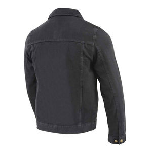 Chaqueta vaquera de gran tamaño para hombre, temporada de invierno transpirable, venta al por mayor, precios baratos, Chaquetas vaqueras de algodón de talla grande para hombre, OEM - Product Image 2