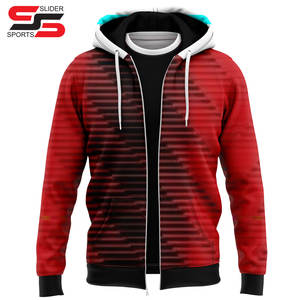 Venta al por mayor personalizado hombres mujeres 100% poliéster sublimación sudaderas con capucha en blanco para la sublimación impresión sudaderas con capucha de gran tamaño para Unisex - Product Image 4