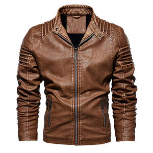 Chaqueta de calle de piel de vaca de invierno para hombre de diseño personalizado en colores personalizados - Product Image 1