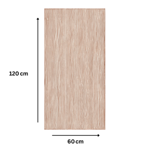 Azulejo de Gres Porcelánico Rectificado con Patrón de Ladrillo Acanalado 60x120 cm 0.72 m² Producto de Piedra Sinterizada - Product Image 2