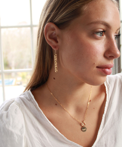 URB-pendientes de plata de ley 925 chapados en oro para mujer, joyería minimalista hecha a mano, diseño moderno - Product Image 5