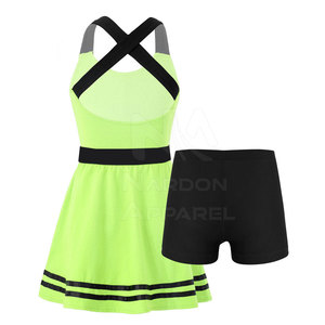 Uniforme de Tenis para Mujer de Primera Calidad, Diseño Personalizado, Transpirable, de Secado Rápido, 100% Poliéster, Opción de Logotipo Personalizado - Product Image 2