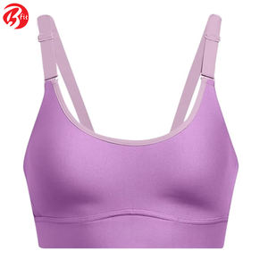 Running Workout Backless Crop Sujetador deportivo para mujer Su propio diseño de logotipo Elegante Sujetador deportivo liso para mujer - Product Image 6