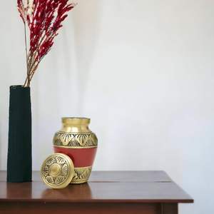 Urnas pequeñas para cenizas humanas, urna para cenizas humanas, mujer adulta, funeral de mamá y papá para pequeños recuerdos, viene con estuche rojo nube - Product Image 5