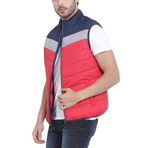 Gilet pour hommes vente en gros vestes légères réversibles duvet de canard gilet bouffant personnalisé pour les hommes formel tenue décontractée gilet costume - Product Image 5