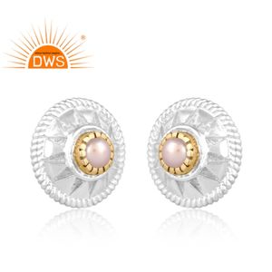 Pendientes de perlas naturales de plata de ley fina superventas, joyería para mujer, regalo para ella - Product Image 2