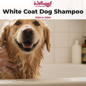 Shampoo pour chien White Coat 200 mL avec OEM PL Italie RedMoringa pour le toilettage des animaux - Product Image 2