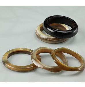 Horn Craft Carved Natural Ox Buffalo Wide Horn Cuff <b>Bangle</b> Custom Eco-Friendly Modern Fashion Jewelry for Parties - Product Image 1